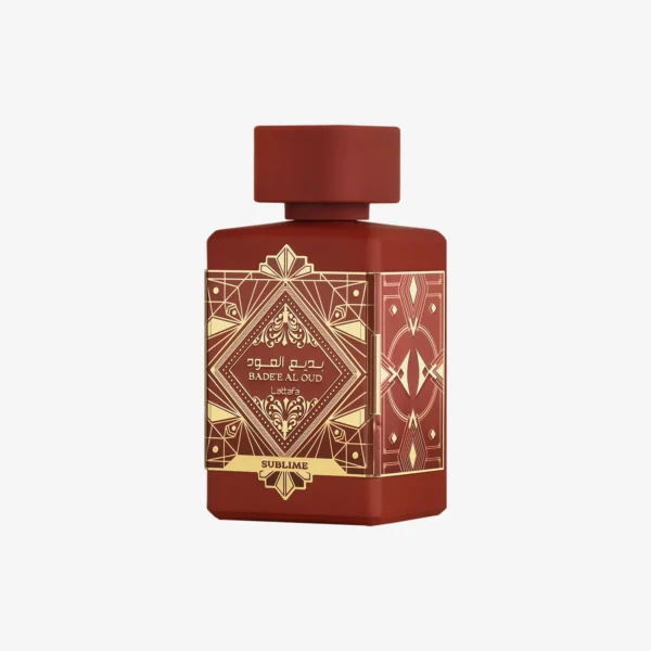 Perfume Bade'e Al Oud Sublime Lattafa 100ml Original Rojo